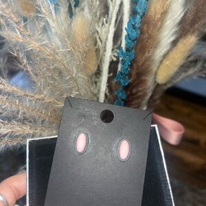 Pink Conch Stud Earrings